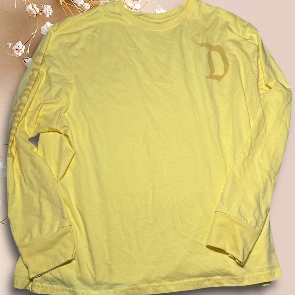 Disney Soft Yellow Crewneck Top